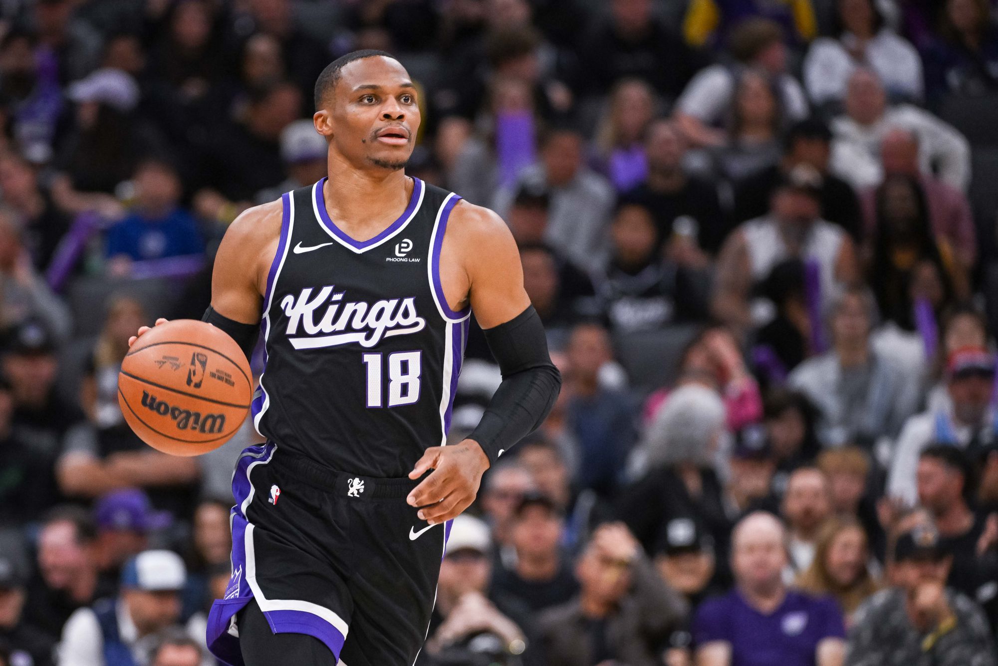 Westbrook is the first point guard in history to score a triple-double in his 18th season or beyond.